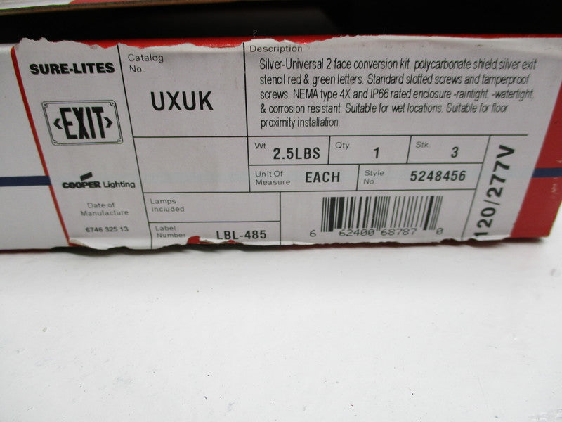 COOPER LIGHTING UXUK STYLE 65248456 (LBL-485)  NSMP