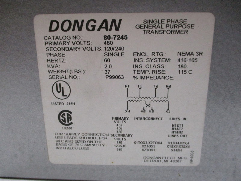 DONGAN 80-7245  NSMP