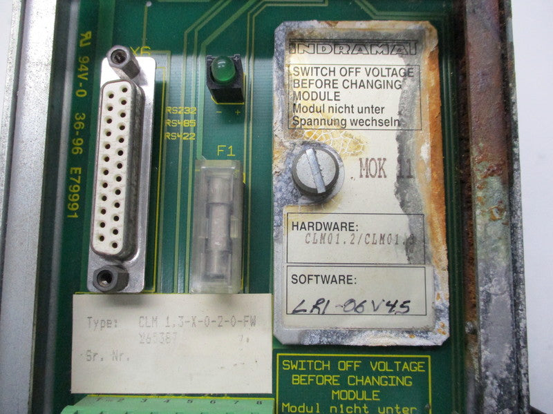 INDRAMAT CLM1.3-X-0-2-0-FW (265387)  UNMP