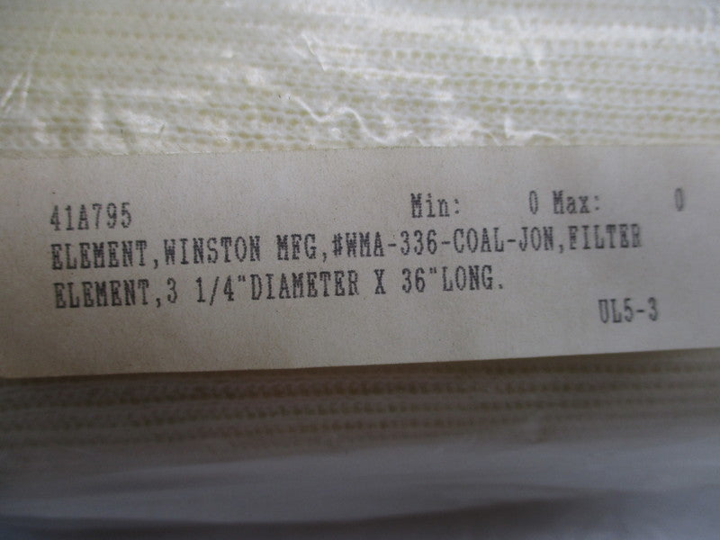 WINSTON WMA-336-COAL-JON  NSMP