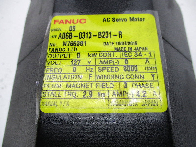 FANUC A06B-0313-B231-R  UNMP