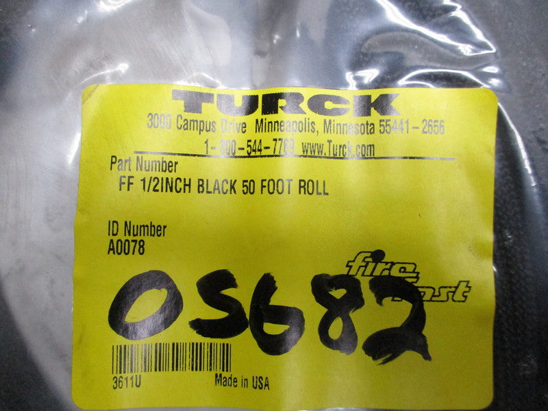 TURCK FF 1/2" BLACK 50' ROLL (A0078)  NSMP