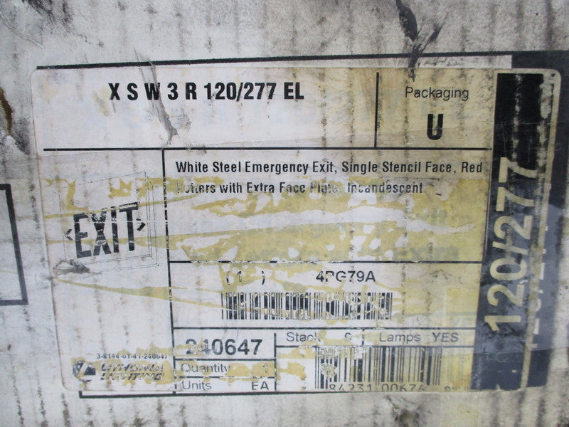 LITHONIA LIGHTING XSW3R-120/277-EL NSMP