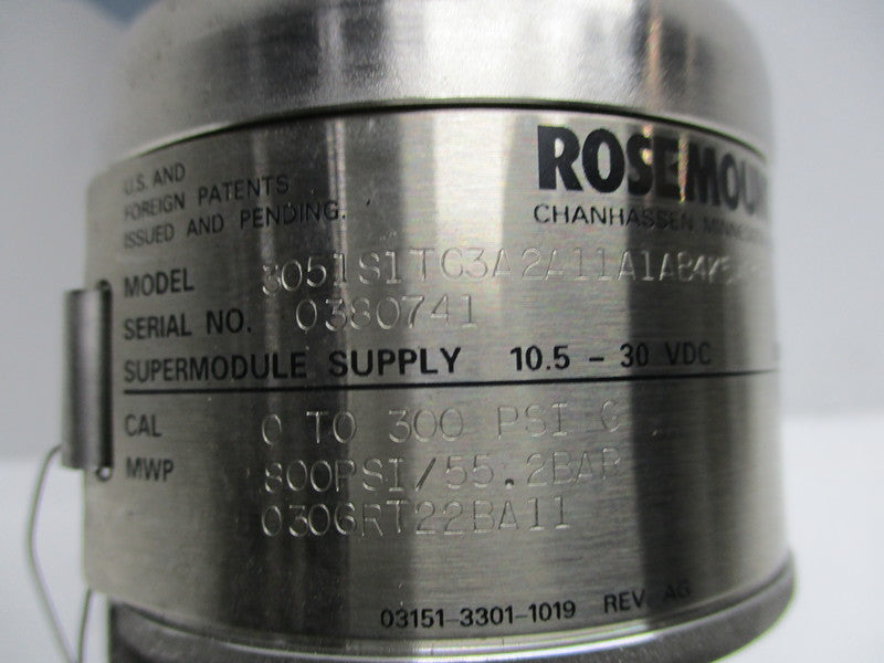 ROSEMOUNT 3051S1TG3A2A11A1AB4K5M5Q4  NSMP