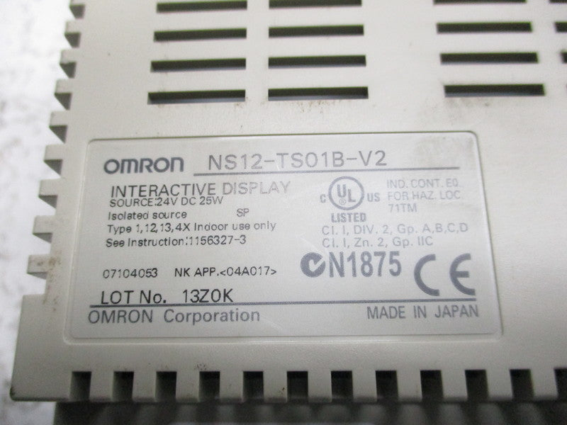 OMRON NS12-TS01B-V2 (AS PICTURED)  UNMP