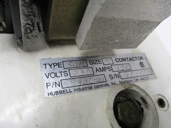 HUBBELL 59430-001 TYPE 5210  UNMP