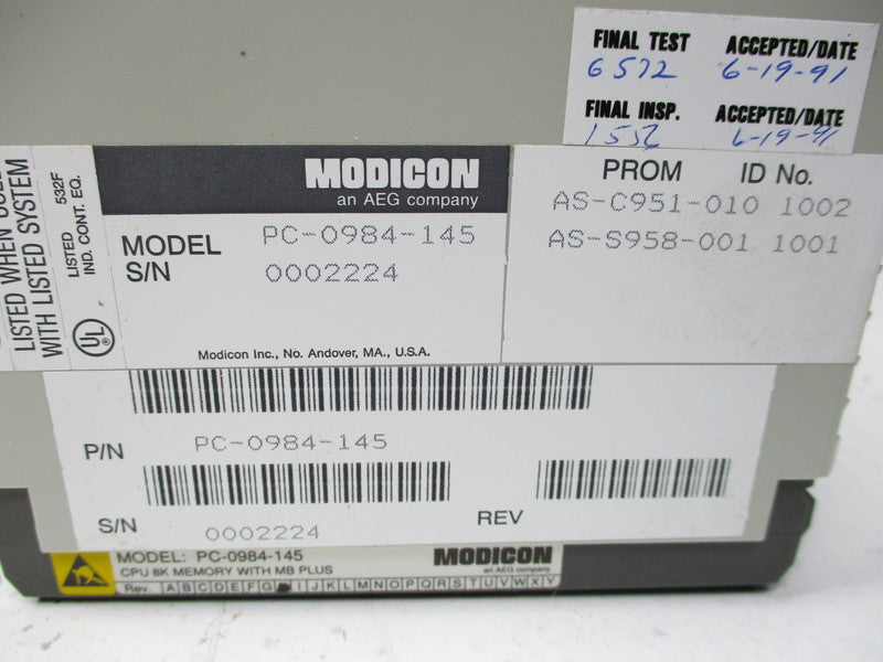MODICON PC-0984-145  NSMP