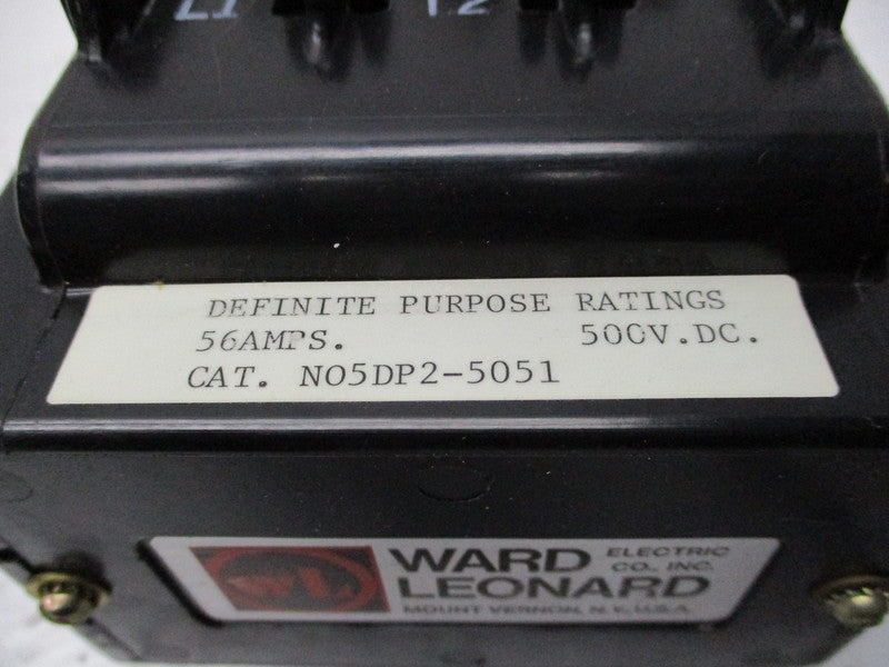 WARD LEONARD ELECTRIC 5DP2-5051-11 (NO5DP2-5051)  NSMP