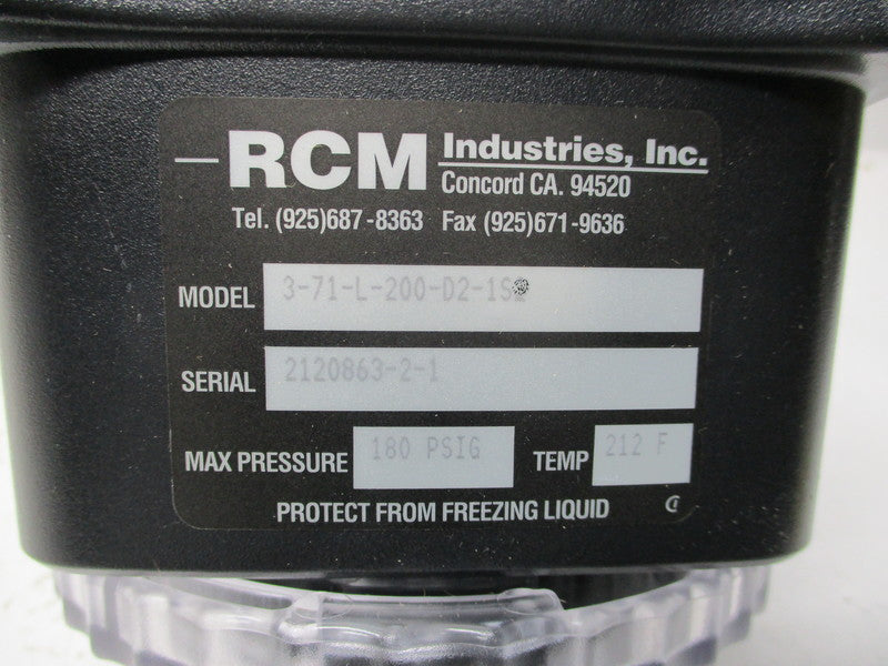 RCM 3-71-L-200-D2-1S2  NSNP