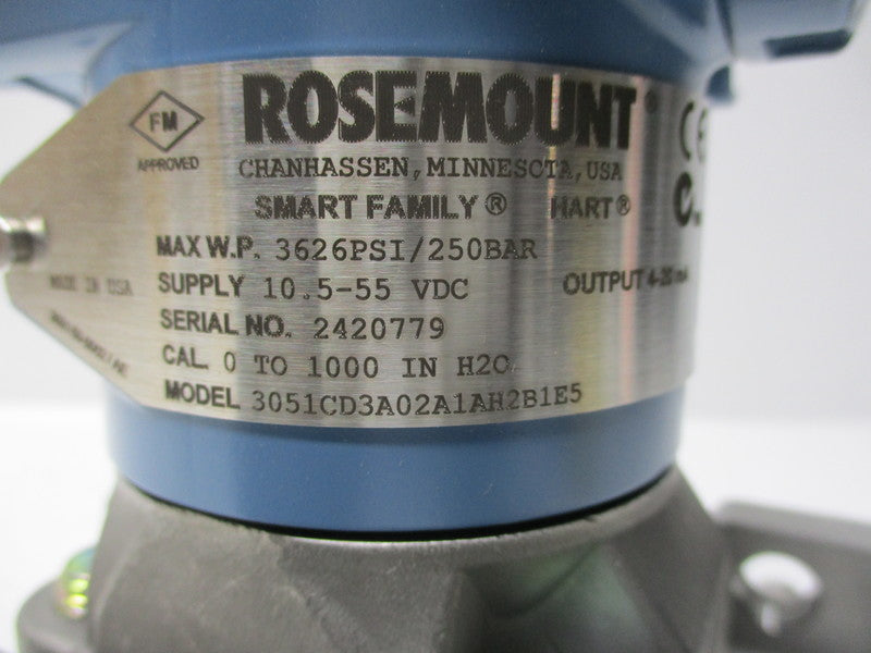 ROSEMOUNT 3051CD3A02A1AH2B1E5  NSMP