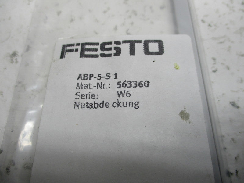 FESTO 563360 SLOT COVER ABP-5-S1  NSMP