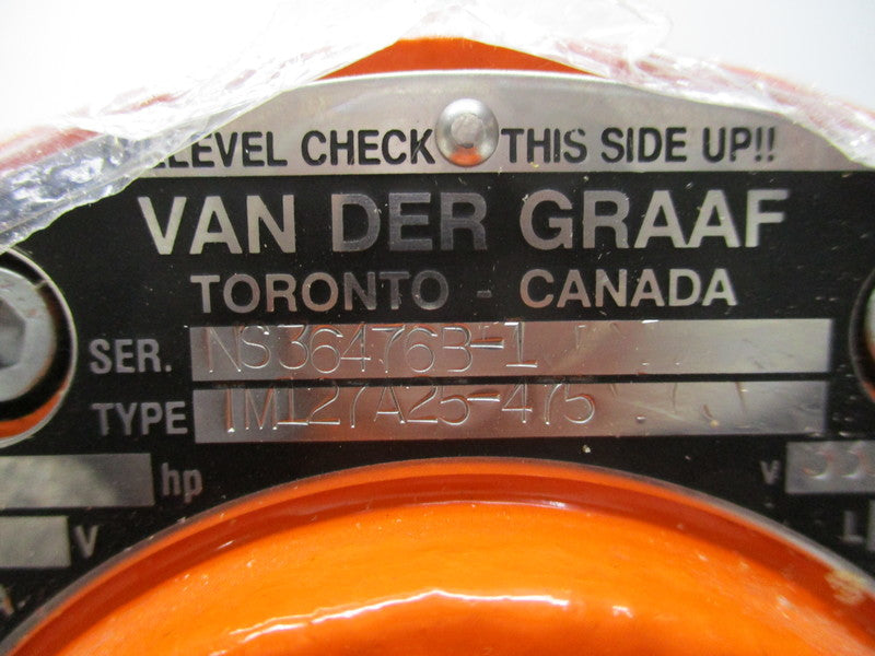 VAN DER GRAAF TM127A25-475 NSMP