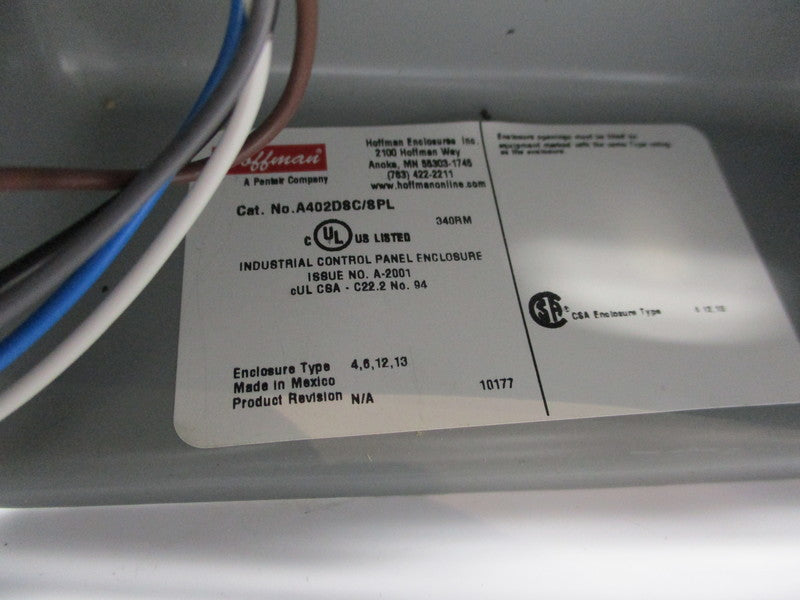 HOFFMAN A402DSC/8PL NSNP
