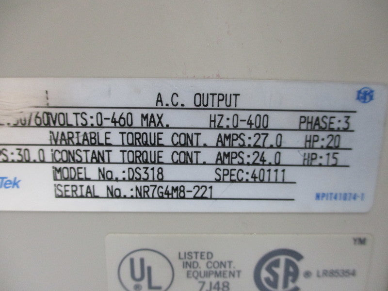 MAGNETEK DS318 UNMP