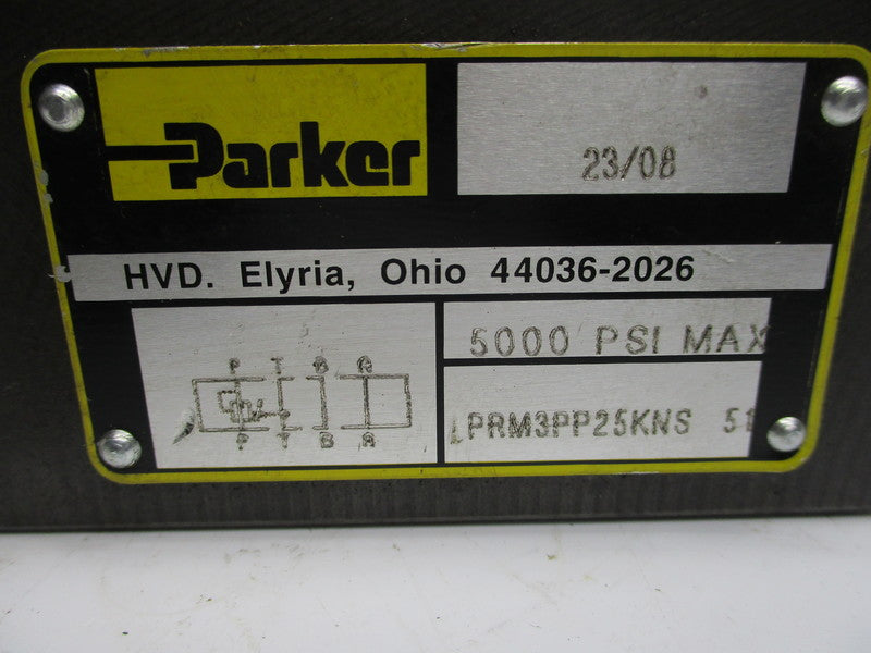 PARKER PRM3PP25KNS 5000PSI UNMP
