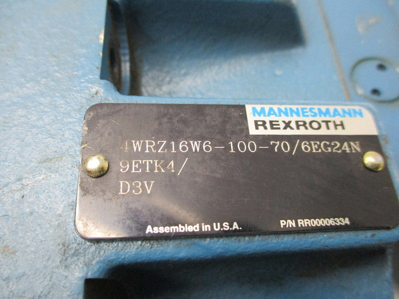 REXROTH 4WRZ16W6-100-70/6EG24N9ETK4/D3V UNMP