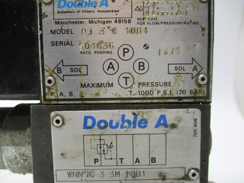 VICKERS WNNNC-3-3M-10B1 w/QJ-3-C-10B1 UNMP