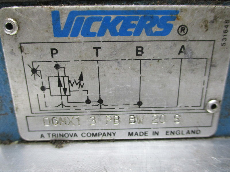 VICKERS DGMX1-3-PB-BW-20-S (DG4V-3S-2A-M-FW-B5-60)UNMP