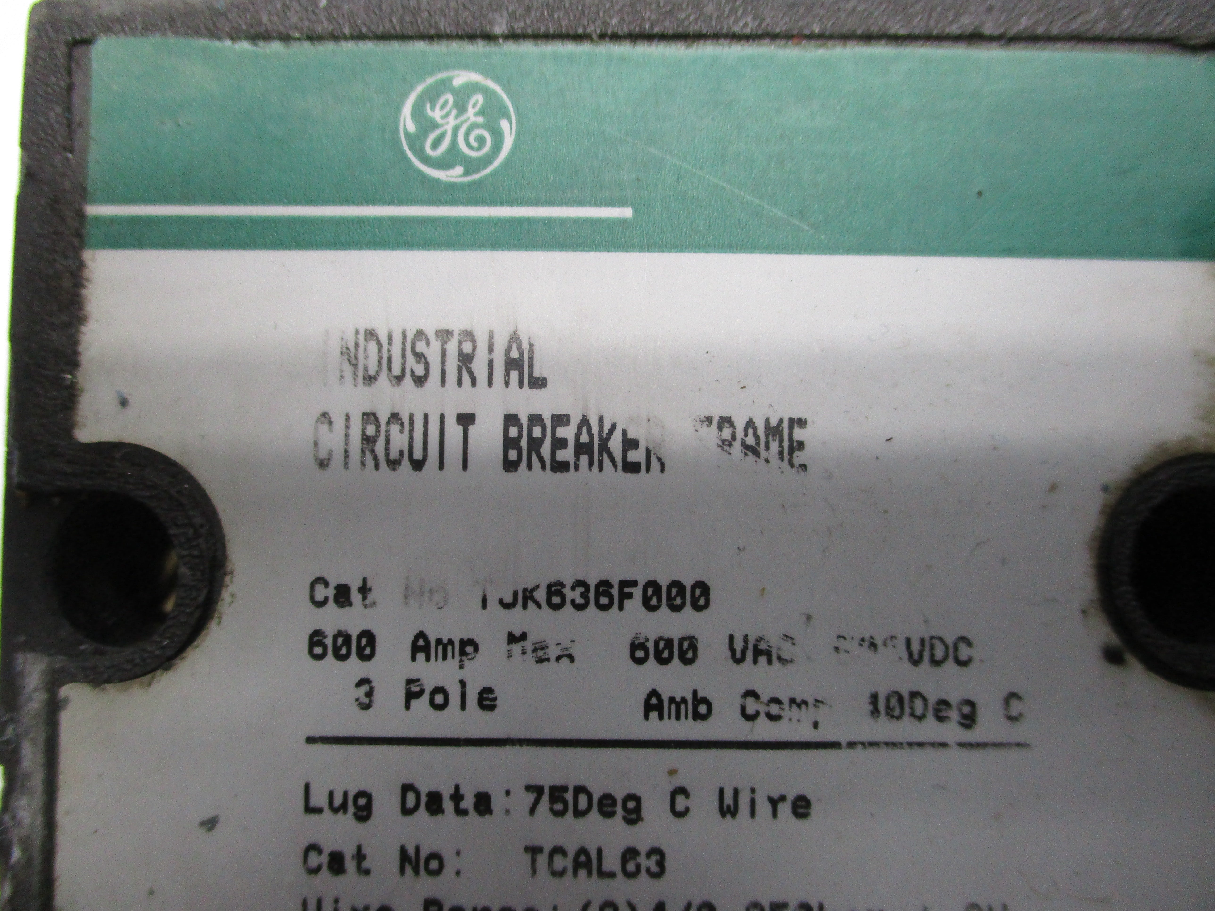 GENERAL ELECTRIC TJK636F000 (GREEN) UNMP
