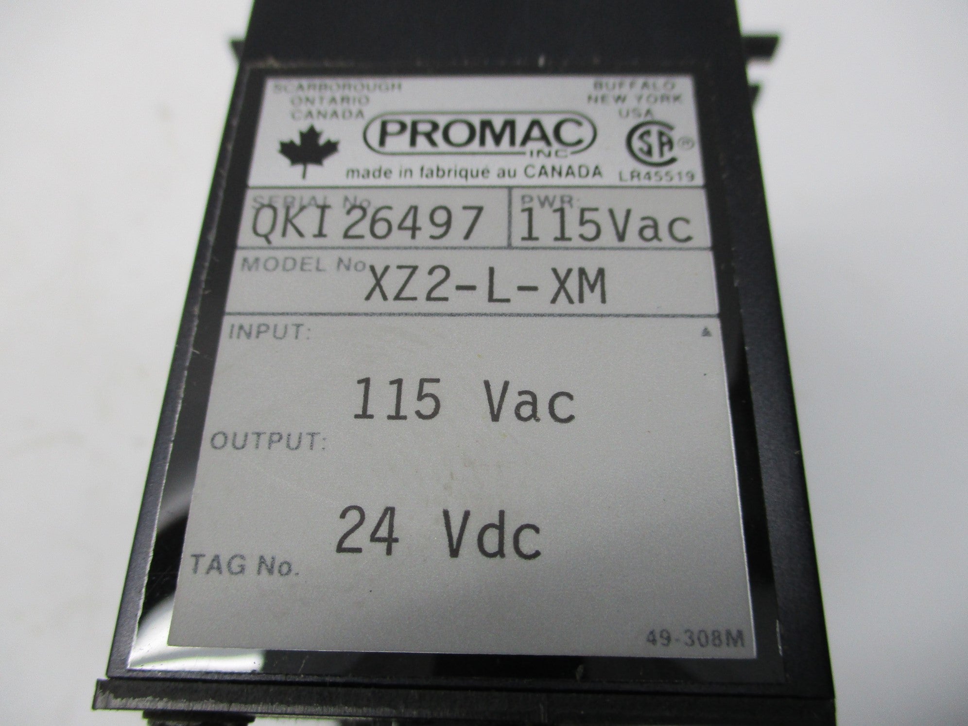 PROMAC XZ2-L-XM NSMP
