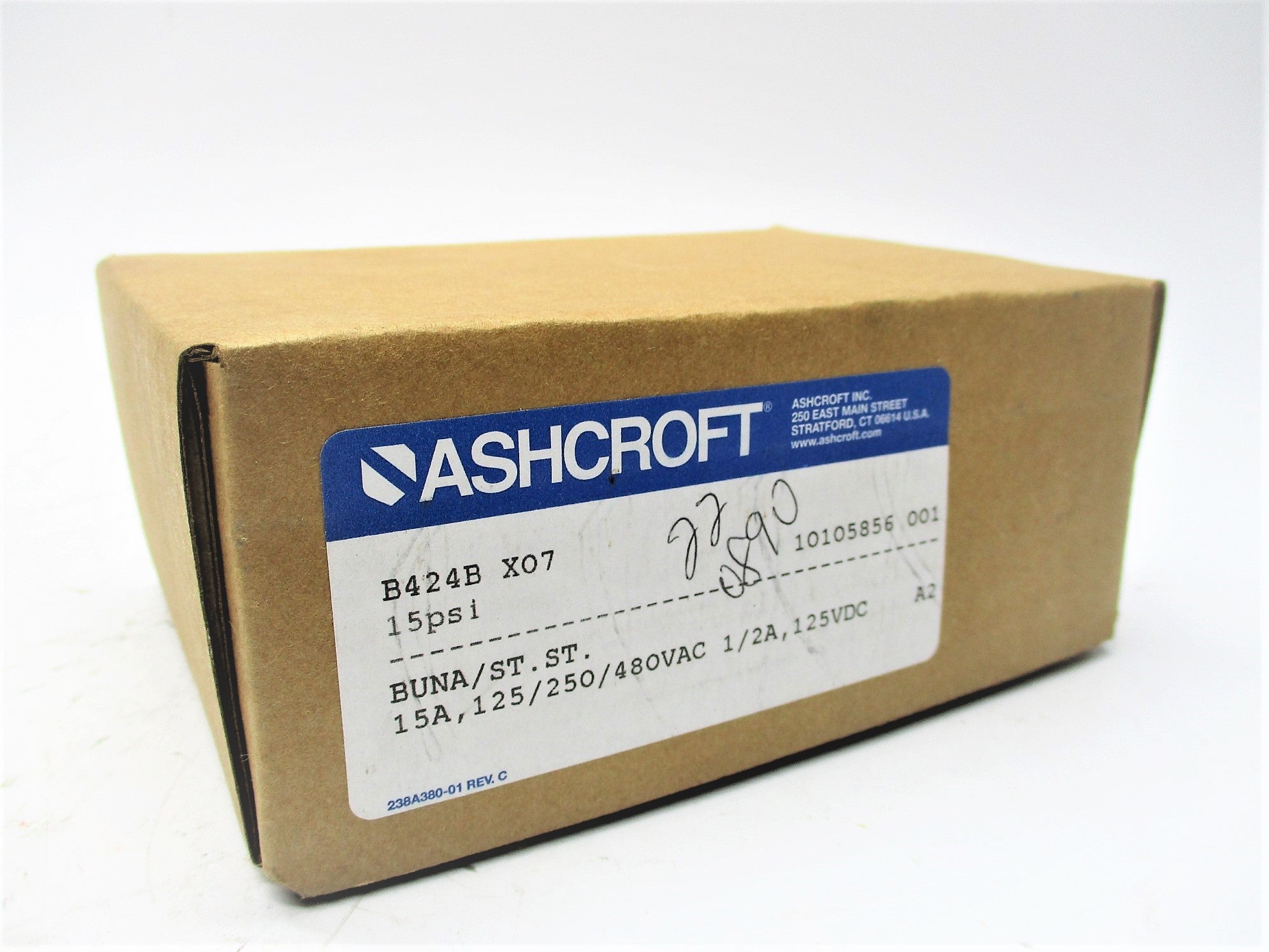 ASHCROFT B424BX07 15PSI NSMP