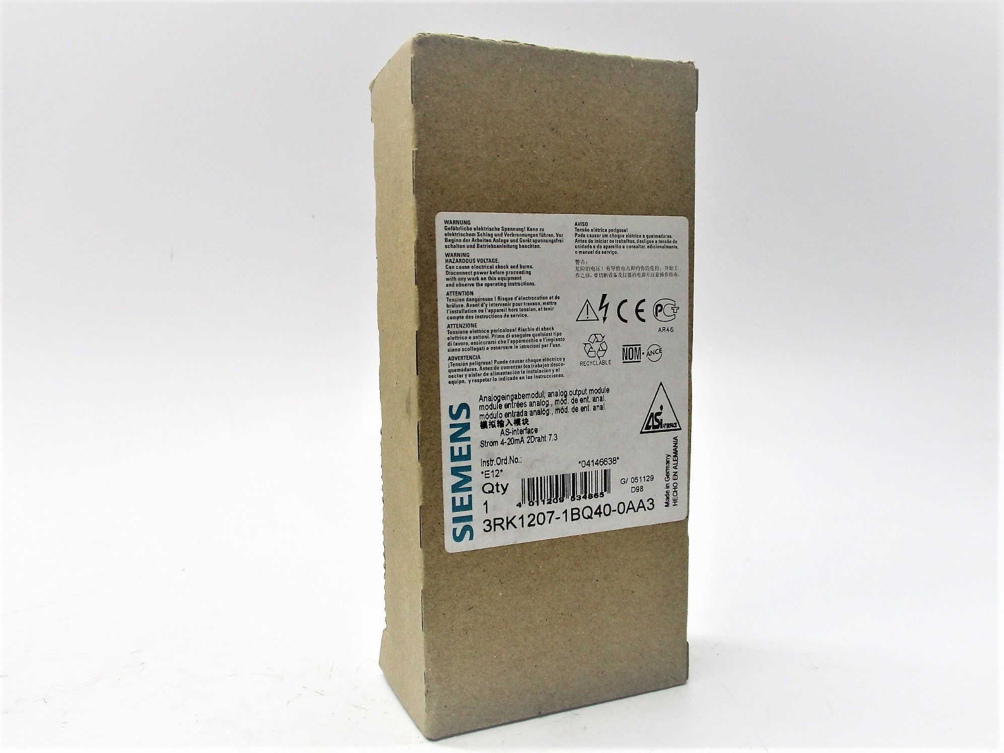 SIEMENS 3RK1207-1BQ40-0AA3 NSMP