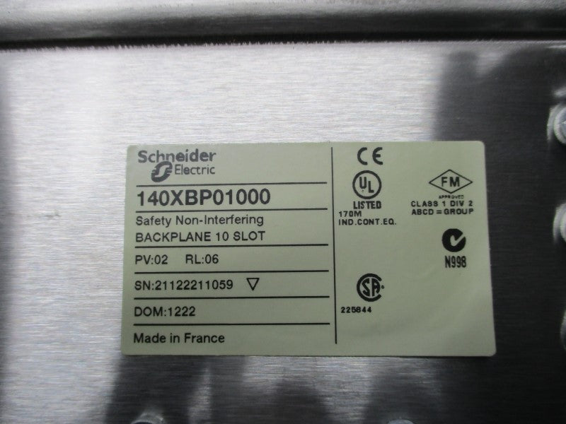 SCHNEIDER ELECTRIC 140XBP01000 NSMP
