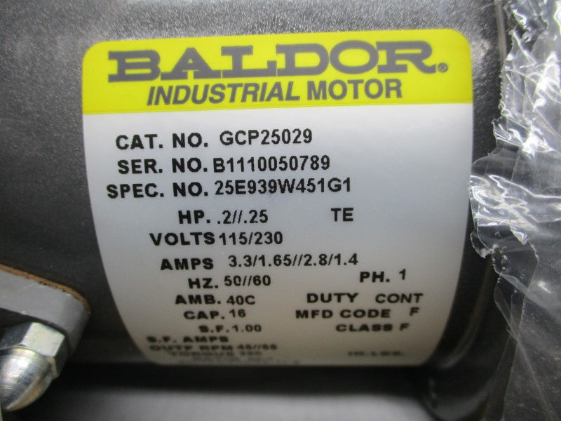 BALDOR GCP25029 NSMP