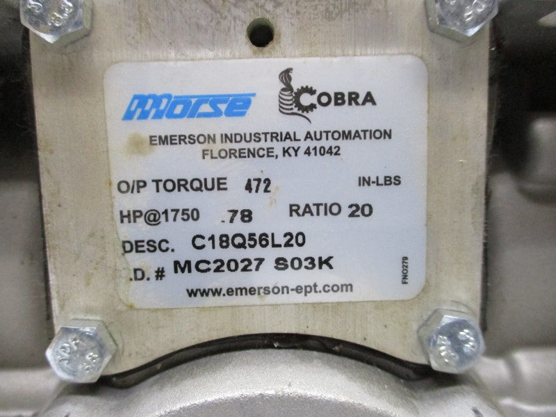 MORSE C18Q56L20 NSMP