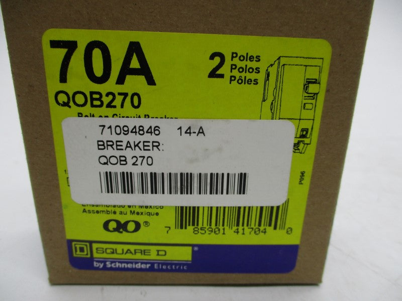 SQUARE D QOB270 NSMP