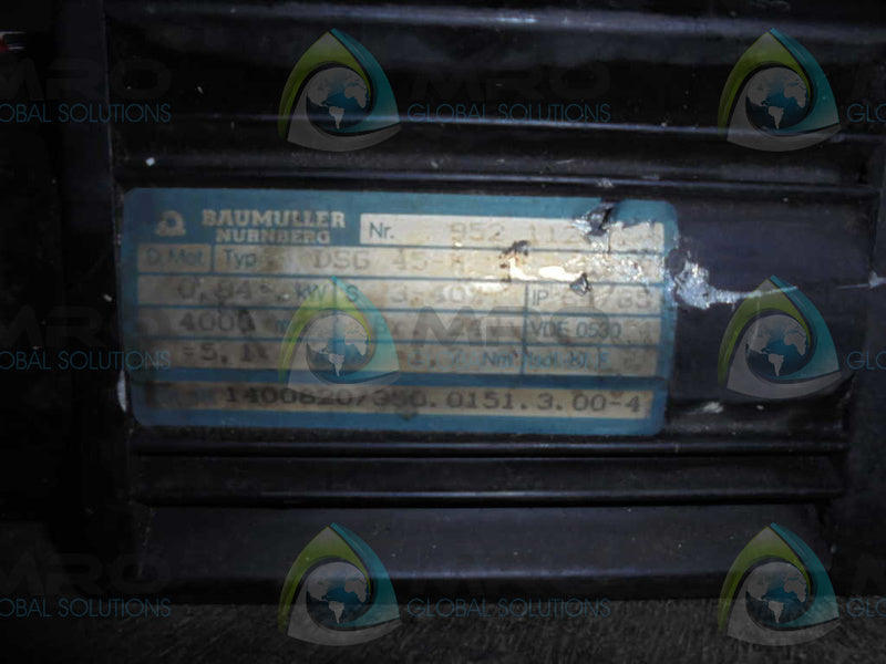 BAUMULLER NURNBERG DSG 45-M MOTOR  UNMP