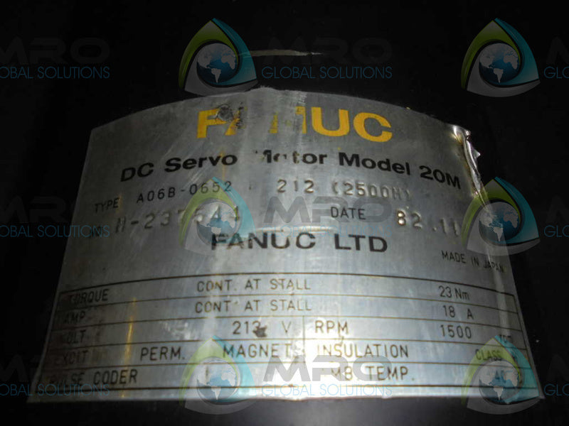 FANUC A06B-0652-B212  UNMP