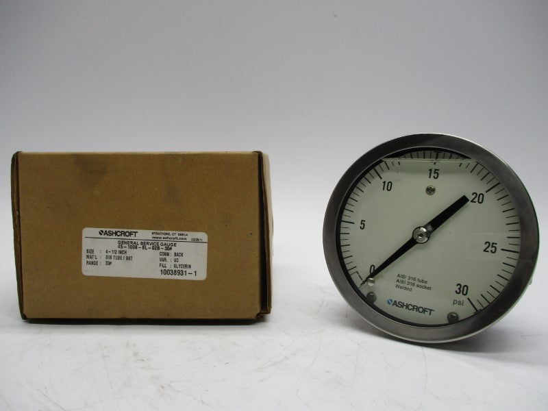 ASHCROFT 45-1009-SL-02B-30# NSMP