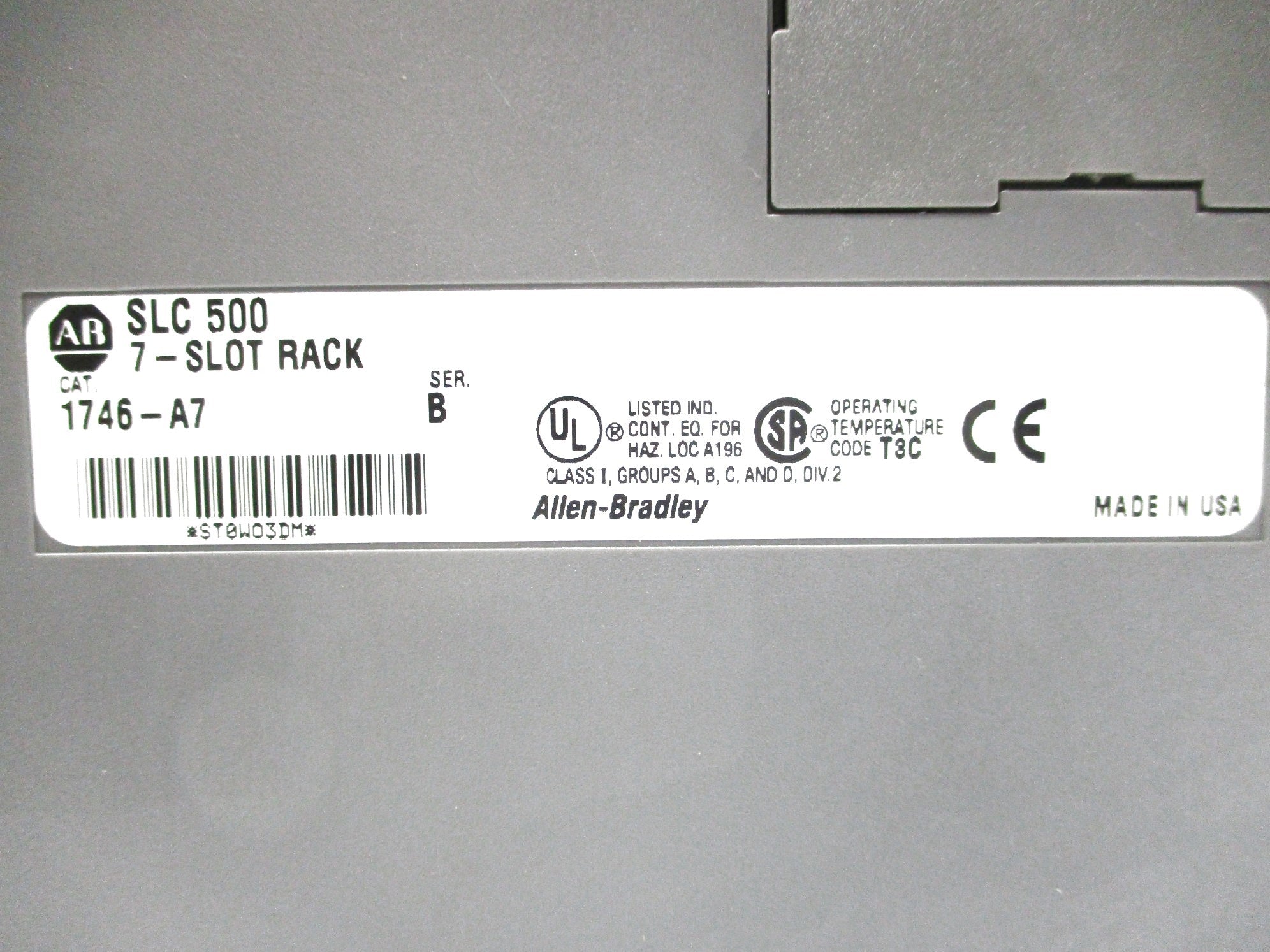 ALLEN BRADLEY 1746-A7 SER. B UNMP