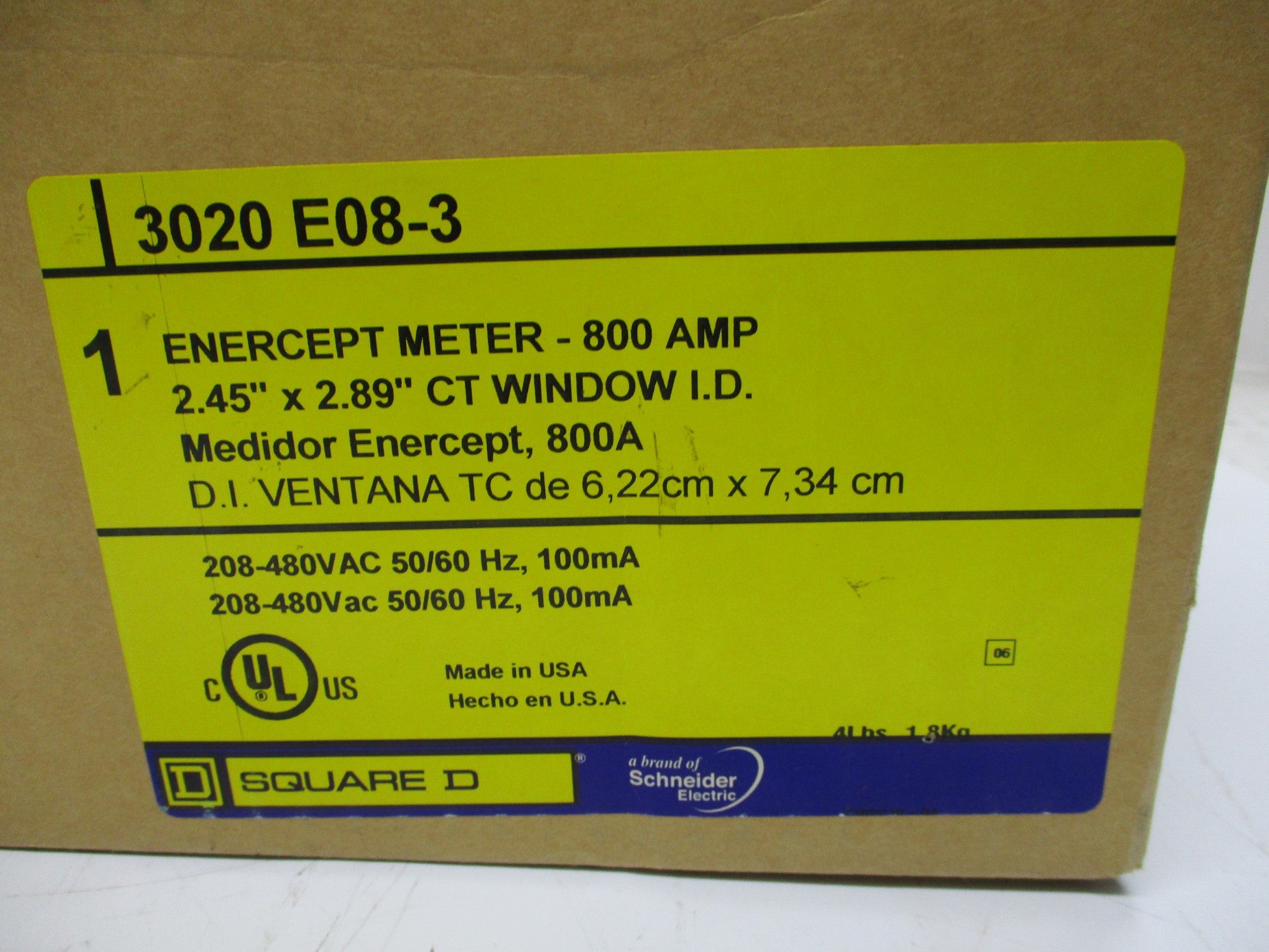 SQUARE D 3020E08-3 NSMP