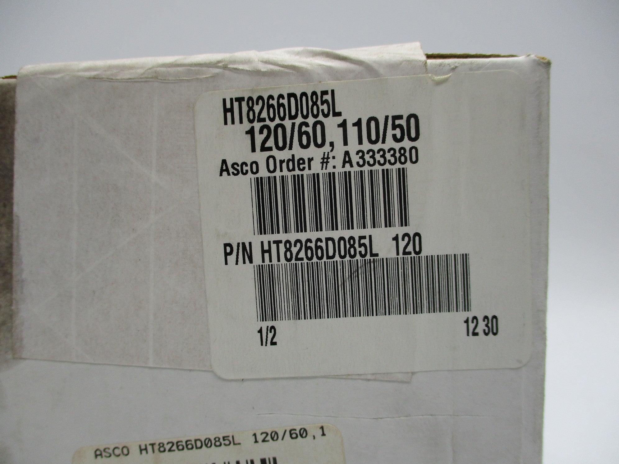 ASCO HT8266D085L 110/120V NSFS