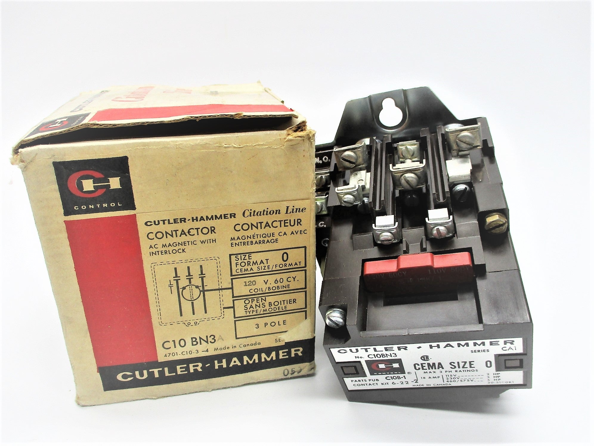 CUTLER HAMMER C10BN3A SER. CA1 NSMP