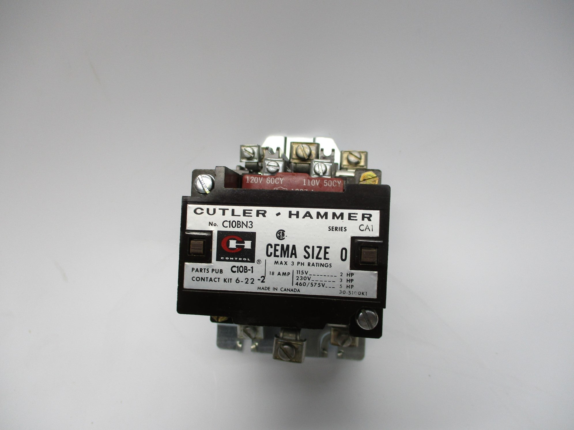 CUTLER HAMMER C10BN3A SER. CA1 NSMP