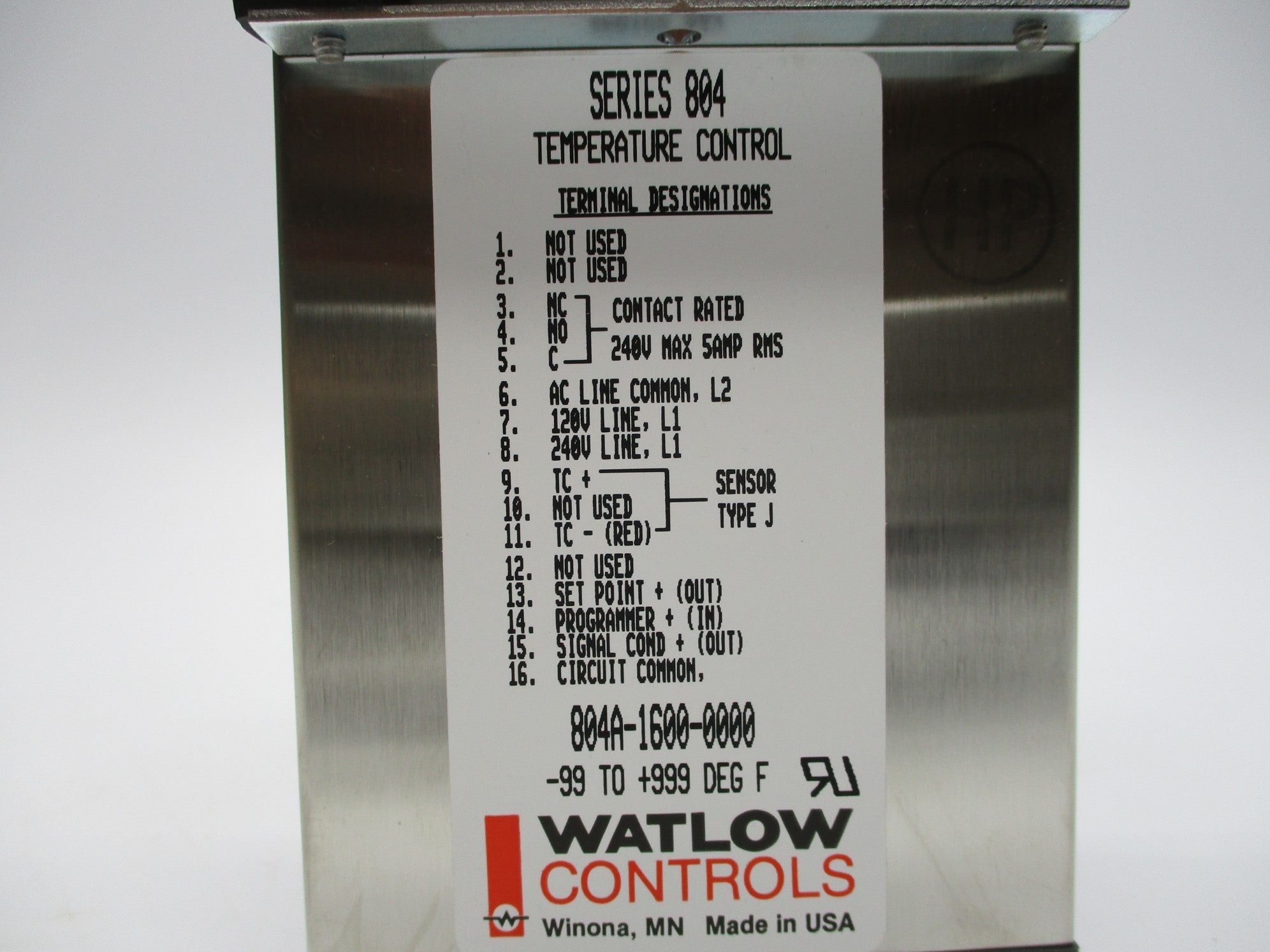 WATLOW 804A-1600-0000 NSMP