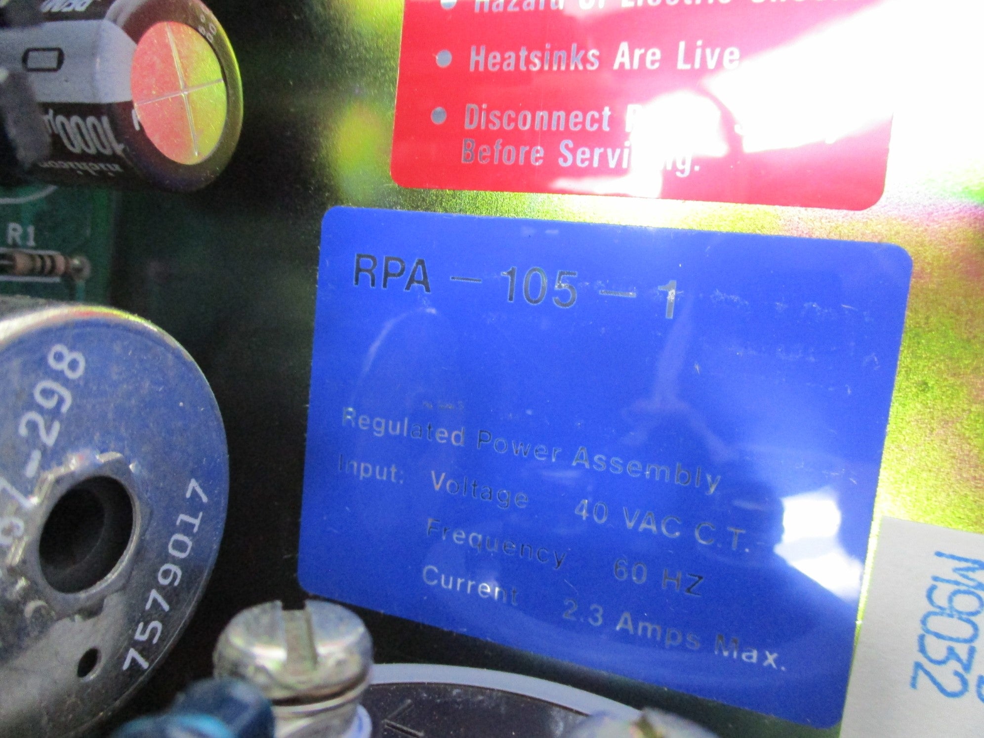JOHNSON CONTROLS RPA-105-1 NSMP