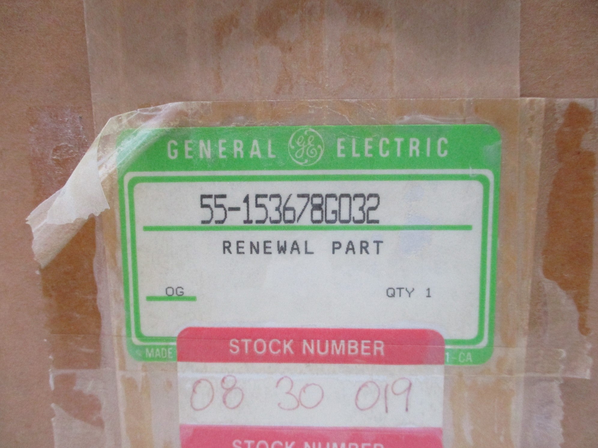 GENERAL ELECTRIC 55-153678G032 NSMP