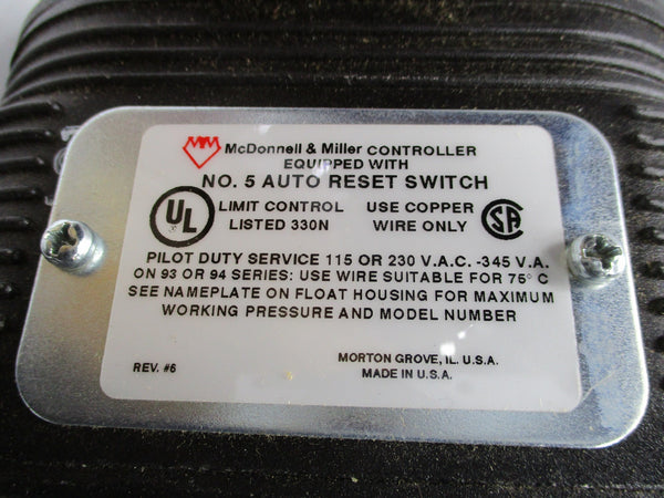 MCDONNELL & MILLER 94-HD 165300 NSMP