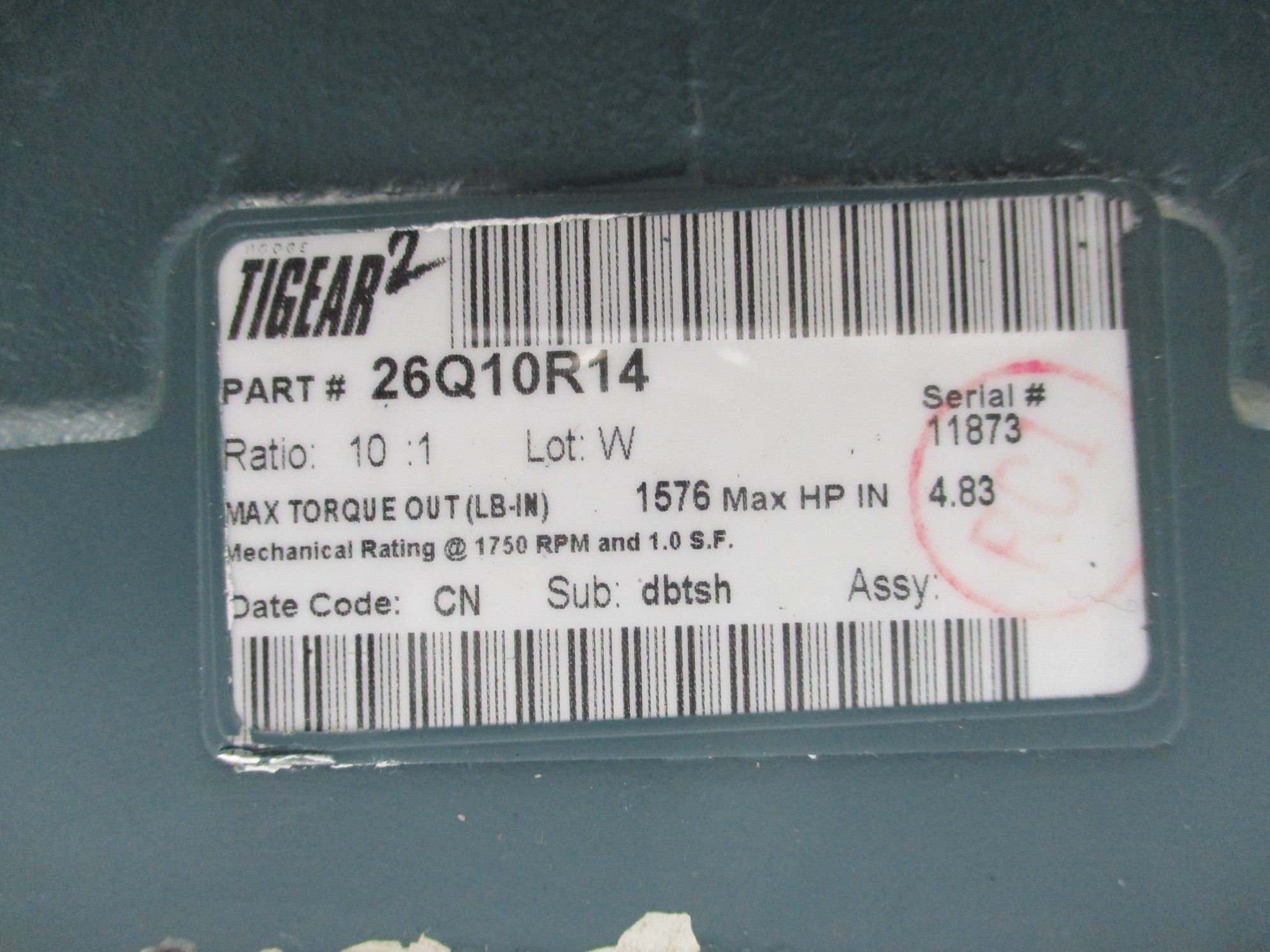 DODGE 26Q10R14 UNMP
