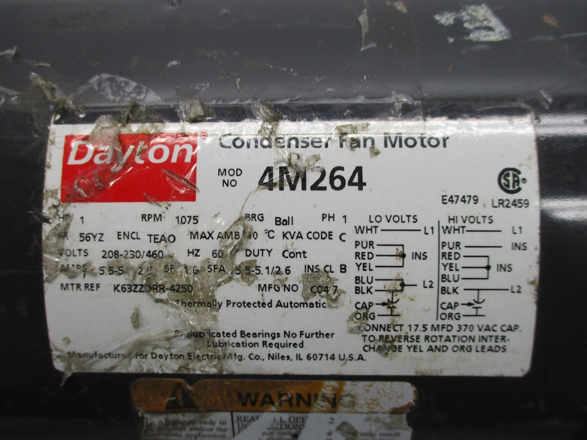 DAYTON 4M264 UNMP