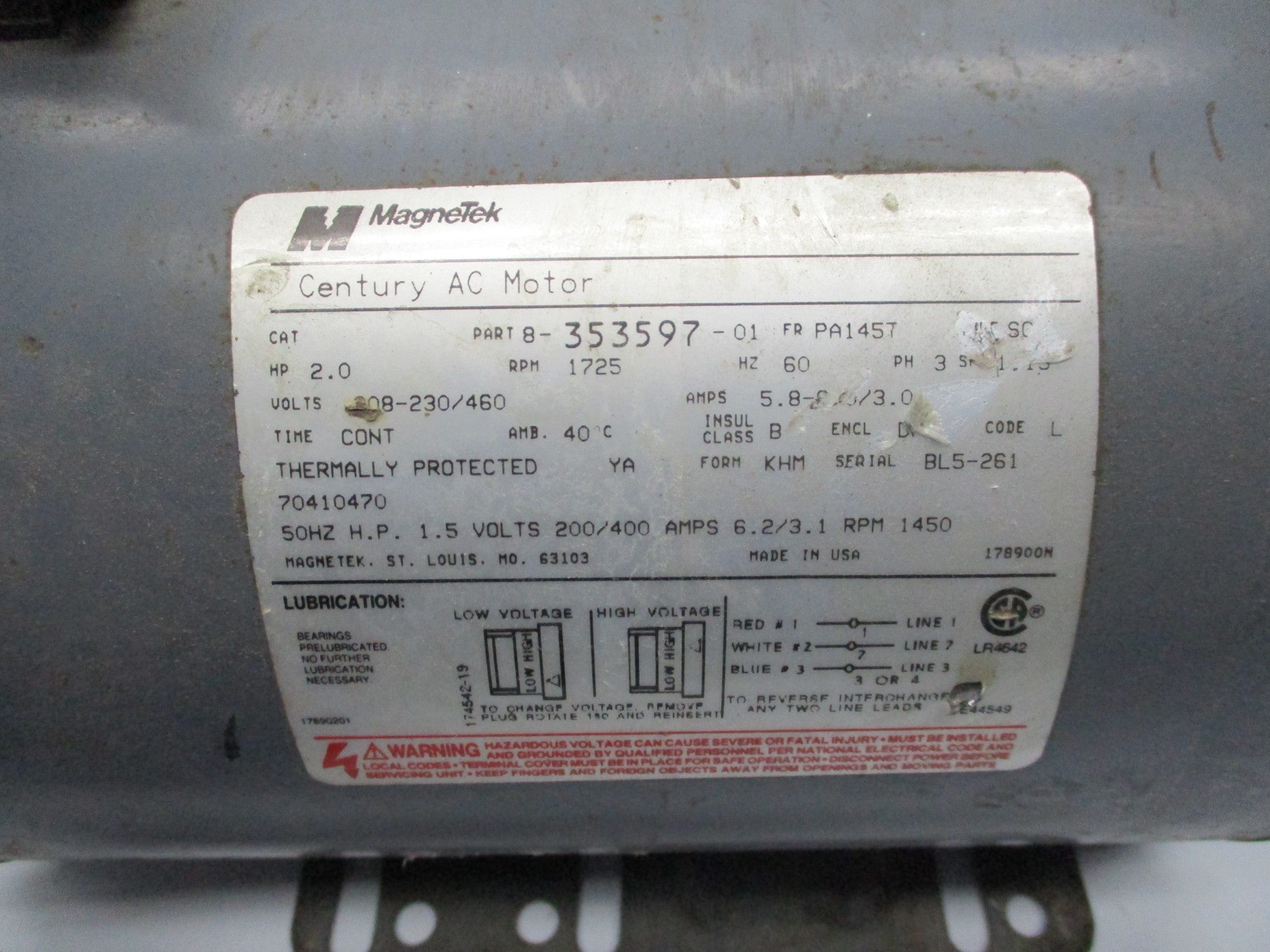 MAGNETEK 8-353597-01 UNMP