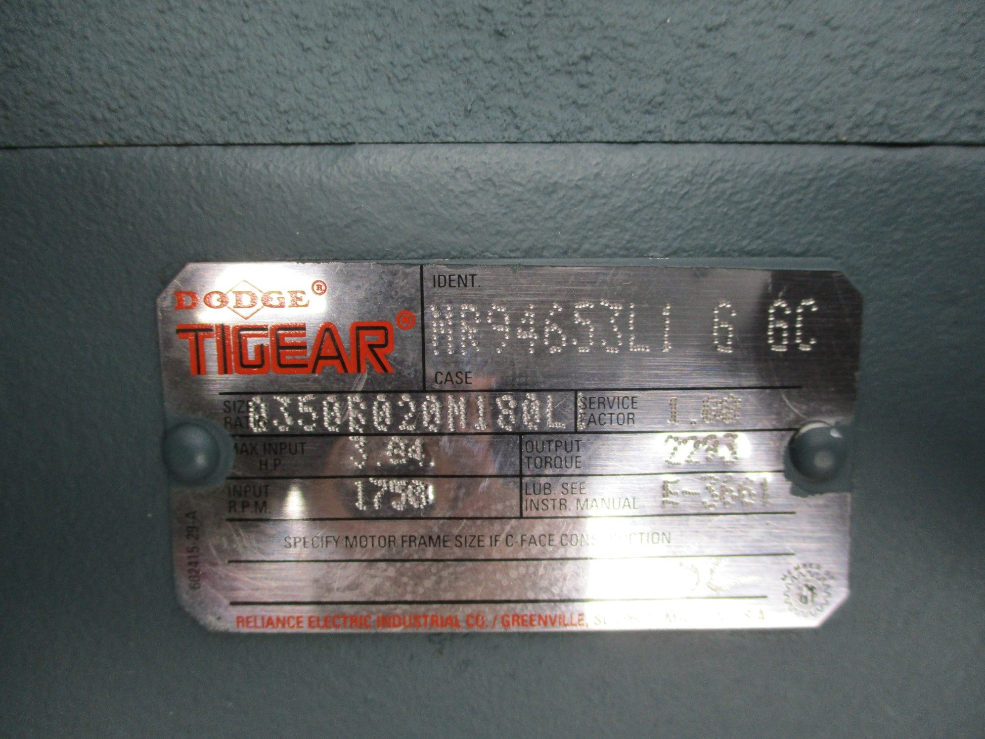 DODGE Q350B020M180L1 UNMP