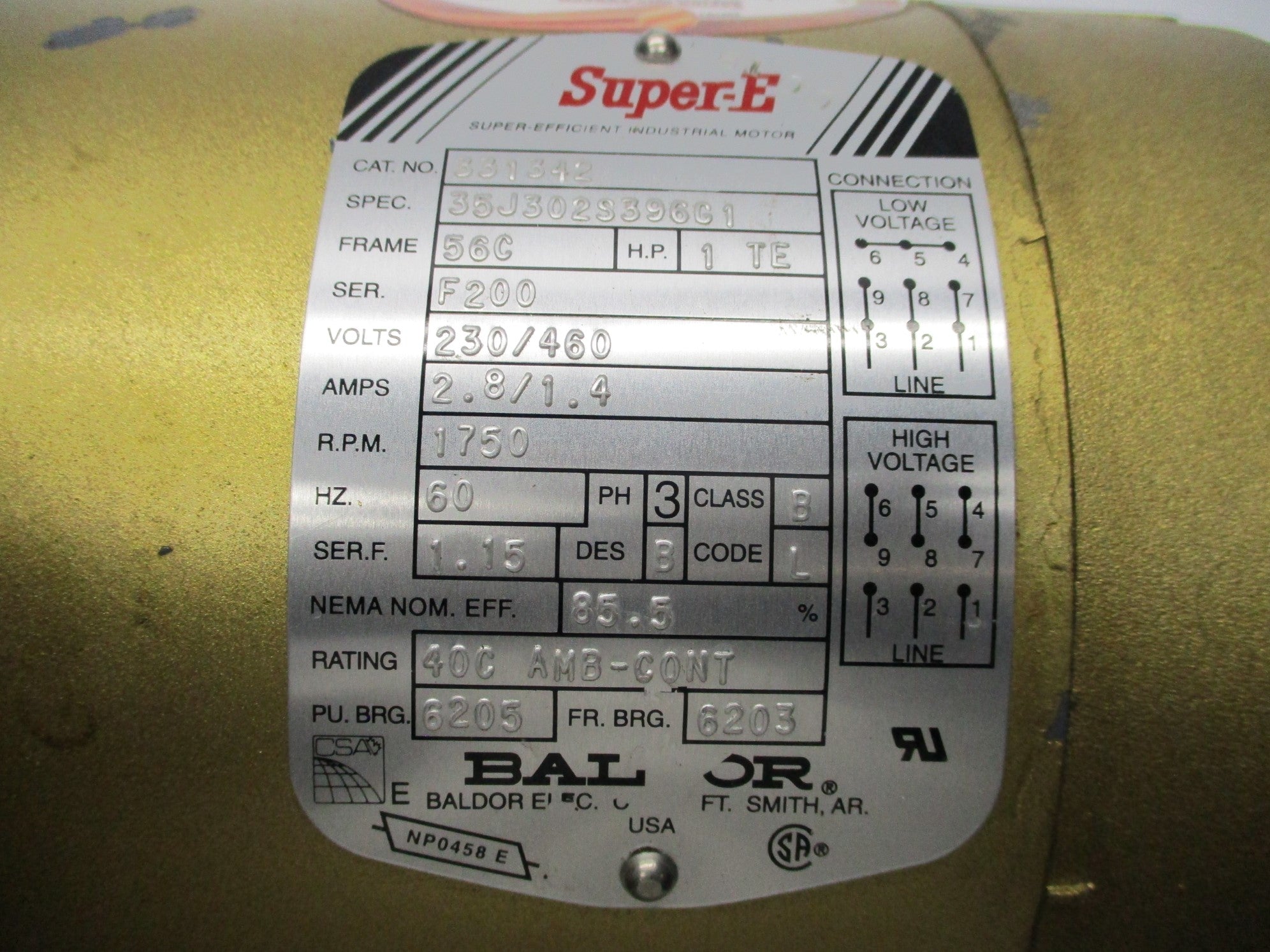 BALDOR 331342 UNMP