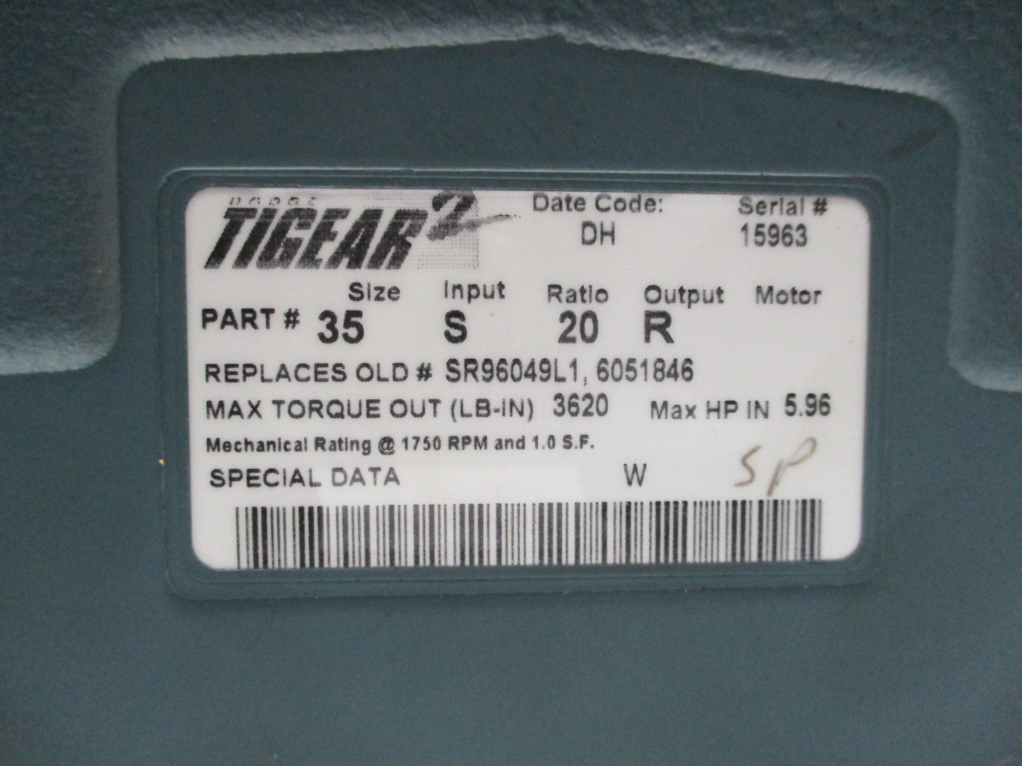 DODGE 35S20R UNMP