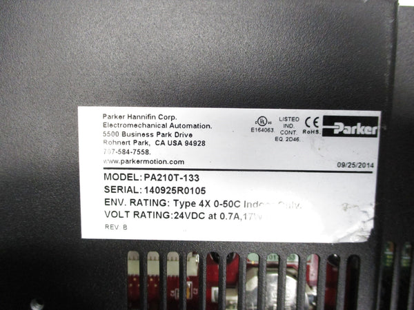 PARKER PA210T-133 24VDC 0.7A NSNP