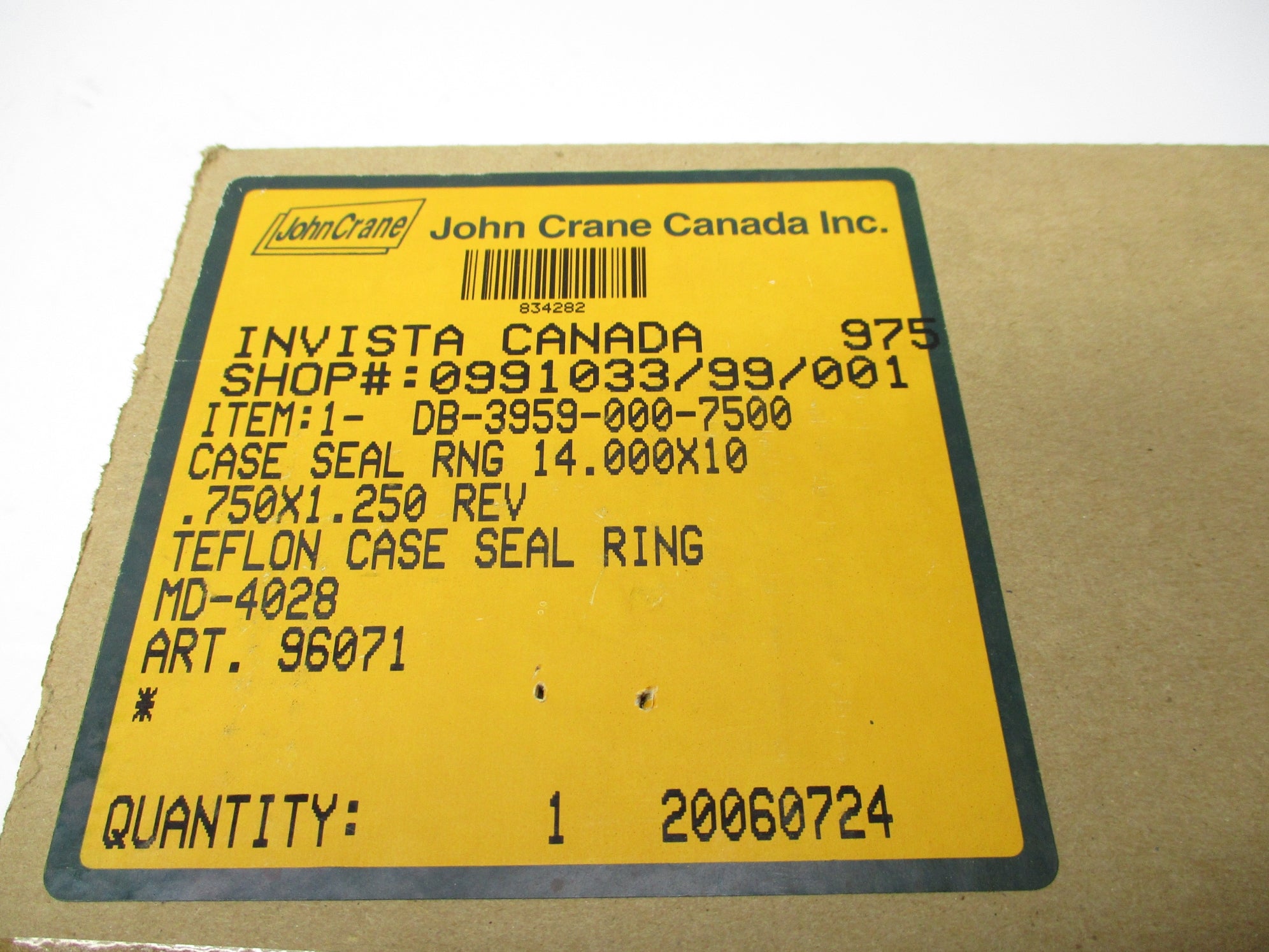 JOHN CRANE 1-DB-3959-000-7500 MD-4028 NSMP